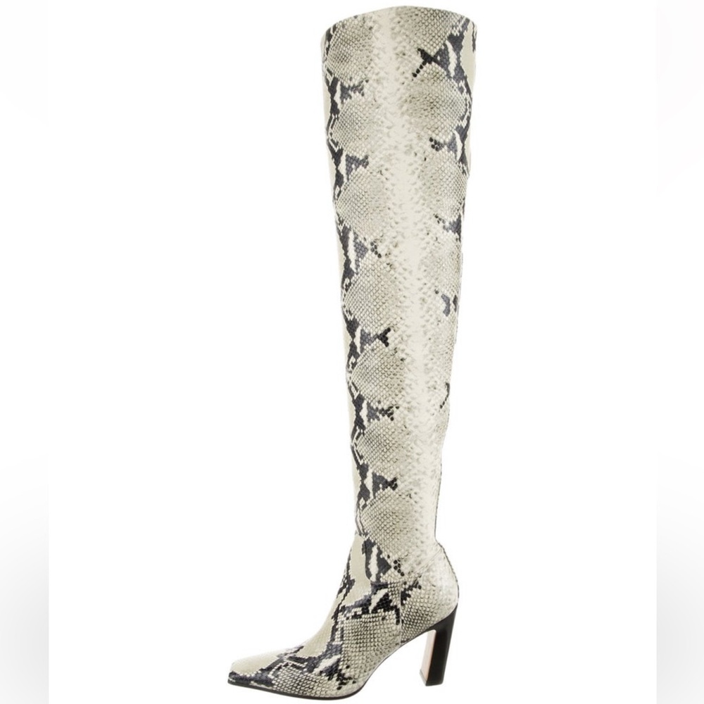 Khaite Printed Leather boots